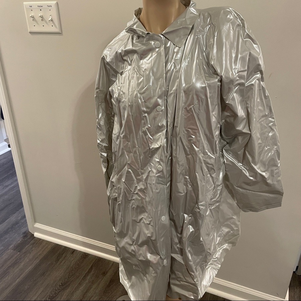 Silver Rain Coat